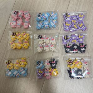 デコパーツ りお うさぎ被り物 1袋100 ミックス