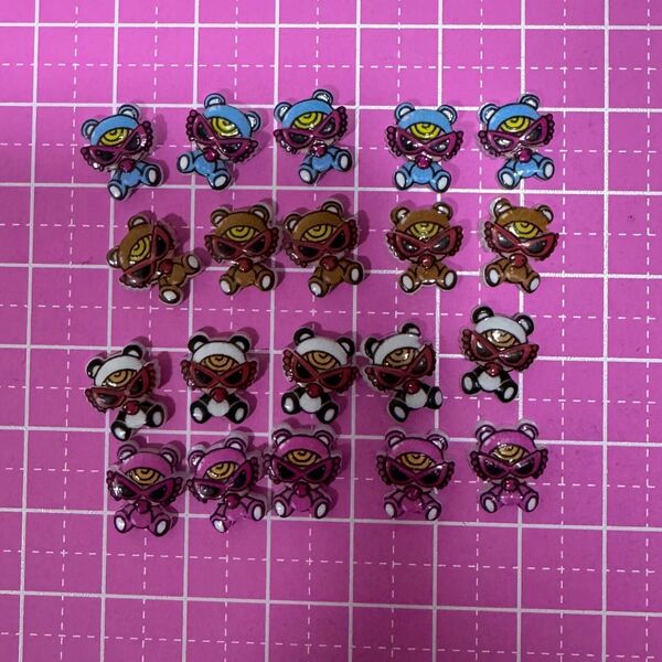 ネイルパーツ ヒスミニ 4色 20p