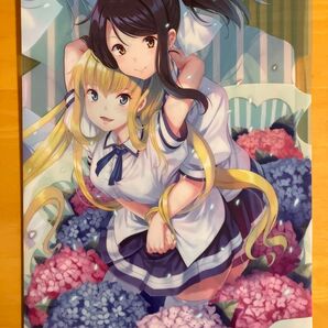 A4クリアファイル ブラックリリィと白百合ちゃん