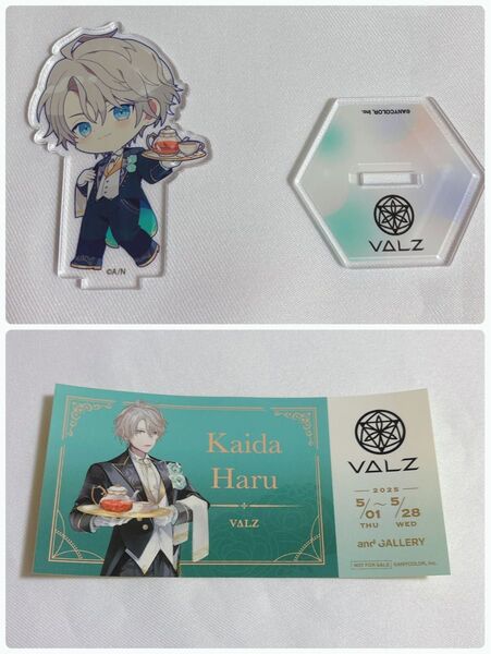 にじさんじ 甲斐田晴 VΔLZ コラボカフェ アクリルスタンド 特典 ステッカー まとめ売り