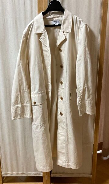 INES DE LA FRESSANGE UNIQLO ロングコート ベージュ コットン100% スプリングコート
