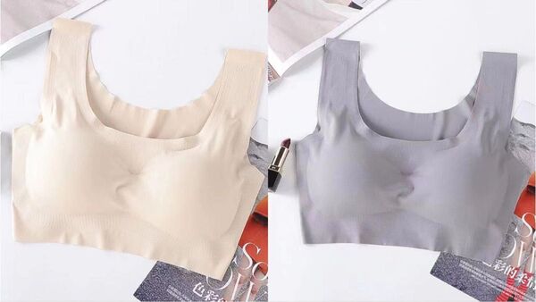 新品ナイトブラ バストアップ 美胸 育乳 スポーツブラ M 2