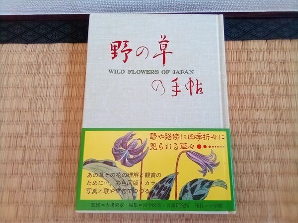 野の草の手帖 尚学図書■岩崎灌園 全カラー図版 本草図譜 ボタニカルアート 絶版本 野草図鑑 薬草 江戸時代 水彩画