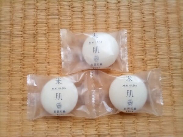コーセー 米肌 肌潤石鹸 15g×3個セット■米肌 マイハダ 新品 KOSE 日本製 洗顔ソープ 石けん 弱酸性