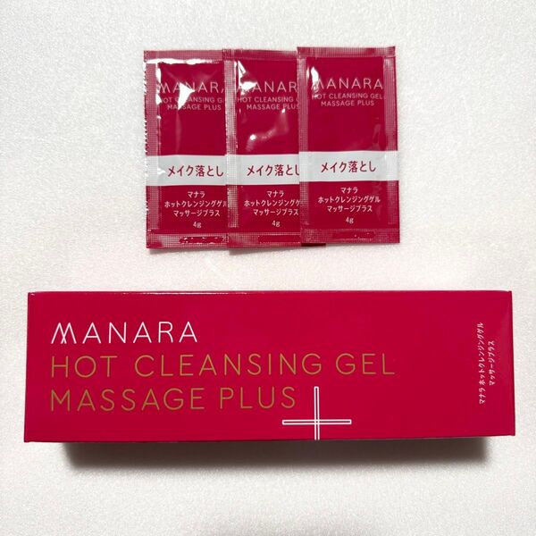 lMANARA マナラ ホットクレンジングゲル マッサージプラス メイク落とし 200g 4g×3包