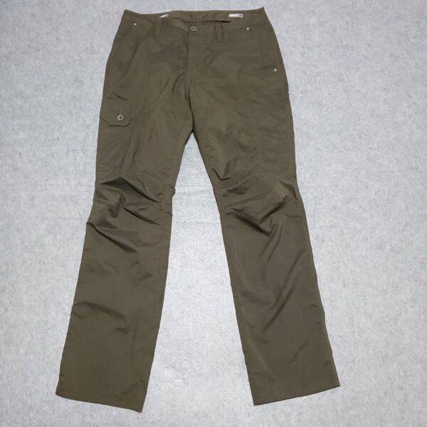 ワークマン エアロストレッチカーゴパンツ L ダークグリーン Fieldcore