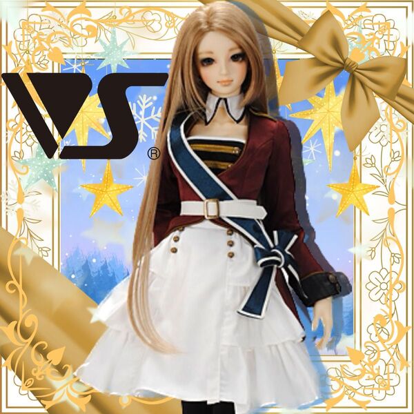 鼓笛隊サッシュスカートセット/ボークス製/スーパードルフィードリーム/人形用衣装/カスタム/ドール用アウトフィット/服/SD16女
