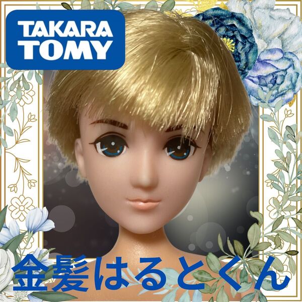 向かいの家のお兄さんはるとくん金髪/タカラトミー /リカちゃん人形/ボーイフレンド/男の子ボディ/着せ替え人形/カスタム用おもちゃ