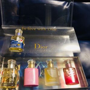 5本 Dior ミニ 香水4本セット + 1本 クリスチャンディオール
