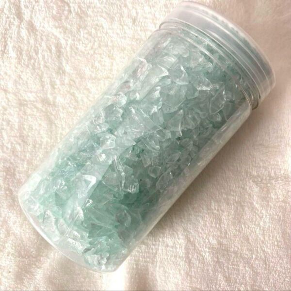アクアリウム 水槽 飾り石 観賞 魚 クリスタル ガラス石 装飾用435g