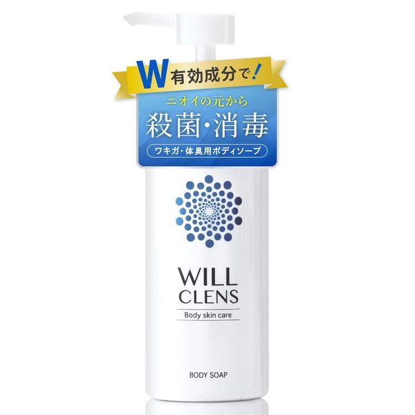 ウィル クレンズ 薬用 シャワーオイル 石鹸の香り ワキガ 体臭 制汗 足の臭い 背中ニキビ ボディウォッシュ 本体 300mL