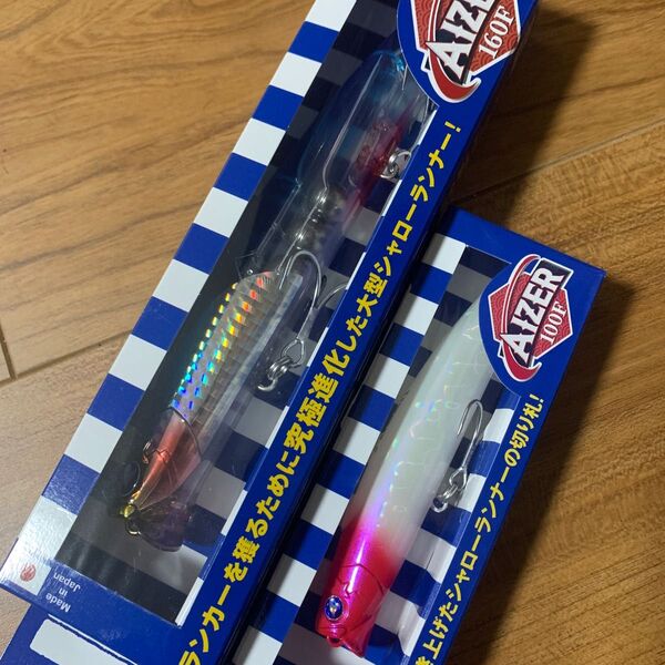 ブルーブルー アイザー100F #02 レッドヘッドクリア アイザー160F セット