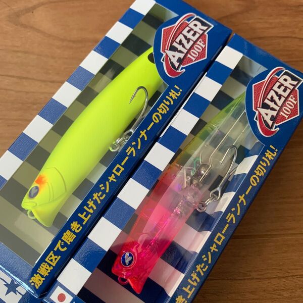ブルーブルー アイザー100F 04 マットチャート ブルーブルー アイザー100F 08 ピンクチャートクリア