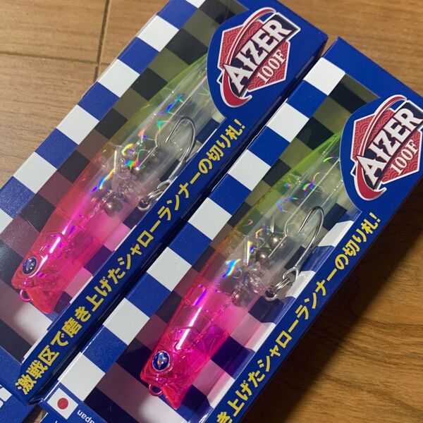 ブルーブルー アイザー100F #08 ピンクチャートクリア/BlueBlue AIZER 100F