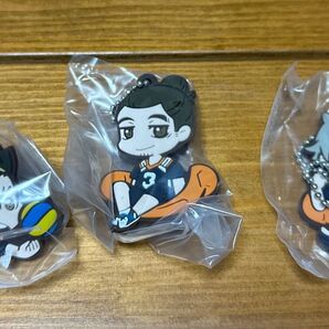 【値下げ】ハイキュー!! ラバーマスコット 菅原&東峰&西谷