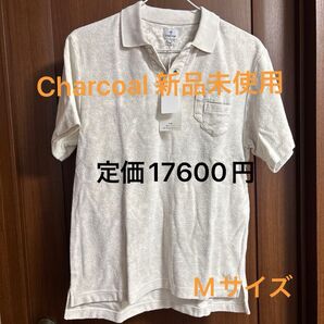 Charcoal ポロシャツ 新品未使用 タグ付き オフホワイトMサイズ