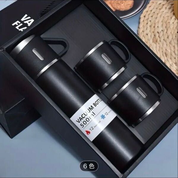 ステンレス製真空断熱トラベルマグ - 16.9oz 取り外し可能な蓋付き、飲み物を何時間も温かくまたは冷たく保つ、アウトドア