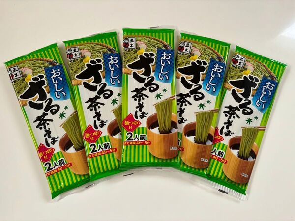 五木食品 ざる茶そば 10人前(2人前×5袋) 麺つゆ付き