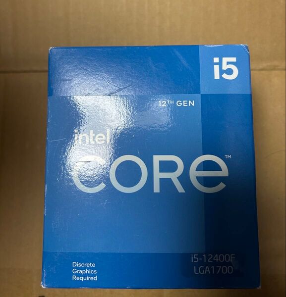 【新品】Intel Core i5-12400F BOX 第12世代CPU