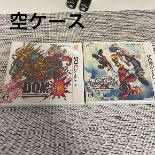 【ケース・操作ガイドのみ】 空ケース 3DS DQM3 キングダムハーツ3D ケース