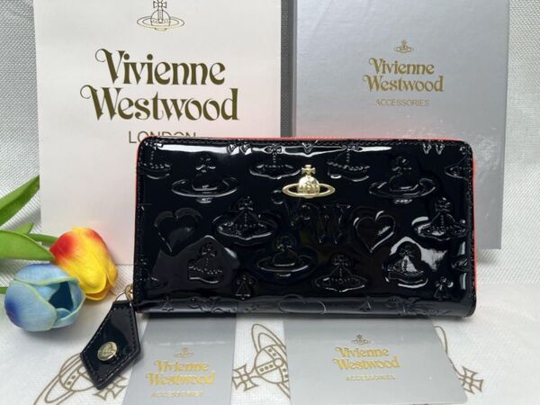 ヴィヴィアンウエストウッド 長財布 Vivienne Westwood 財布 ラウンドファスナー 長財布 メンズ レディース 18