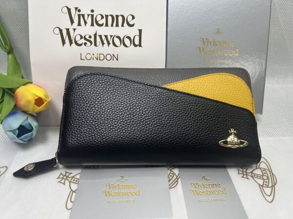 ヴィヴィアンウエストウッド 財布 アコーディオン ジップ アラウンド Vivienne Westwood 長財布 27