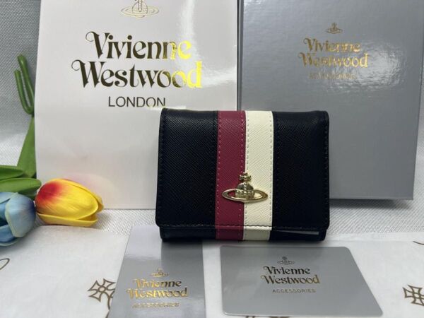 ヴィヴィアンウエストウッド 三つ折り財布 Vivienne Westwood 財布 がま口口金 レディース 財布メンズ34