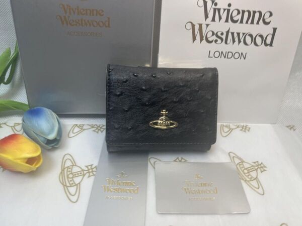 ヴィヴィアンウエストウッド 三つ折り財布 Vivienne Westwood 小型財布 がま口 レディース 財布 新品 38