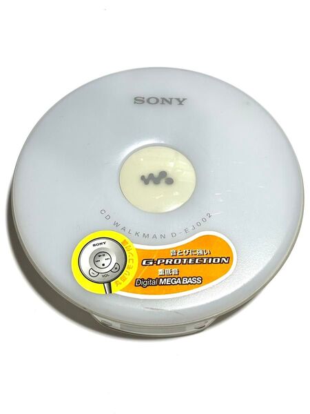 SONY CDウォークマン D-EJ002 動作品 ホワイト