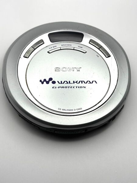 SONY ソニー CDウォークマン ポータブルCDプレーヤー D-E666 動作品