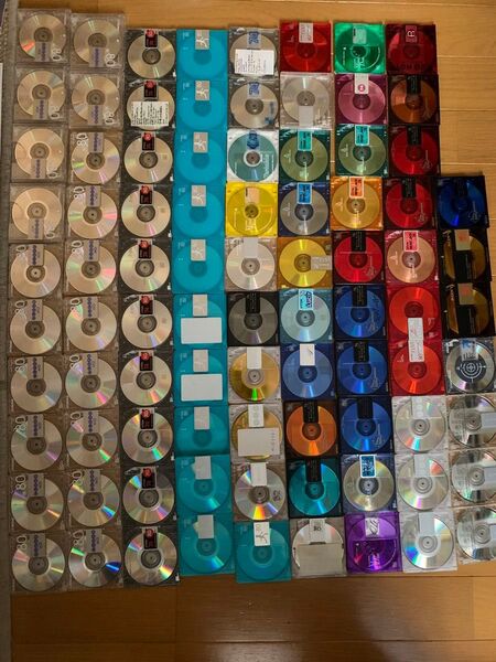 USED 未フォーマット87枚 ミニディスク MDディスク MiniDisc