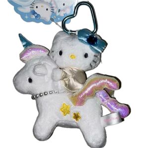 ハローキティ プレミアムマスコット キーホルダ ペガサス Sanrio サンリオ キーホルダー マスコット レインボー