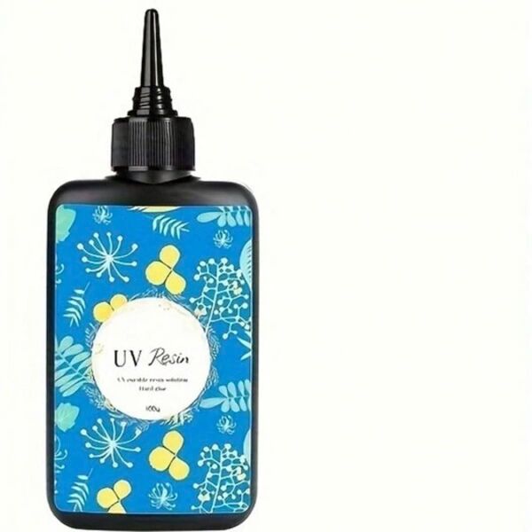 UVレジン液 1本100g ハードタイプ 大容量 透明UVレジン液 低中粘度 クリア 高透明