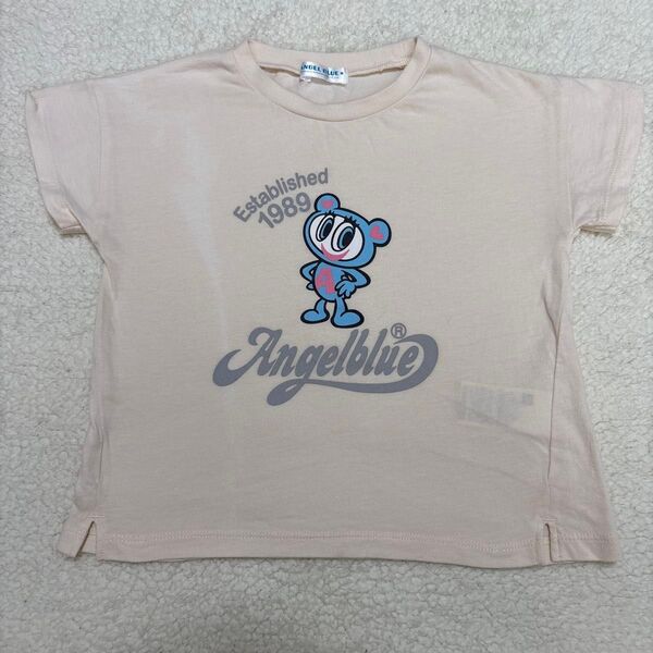《エンジェルブルー》100㎝/キッズ用Tシャツ/エンブル/平成レトロ