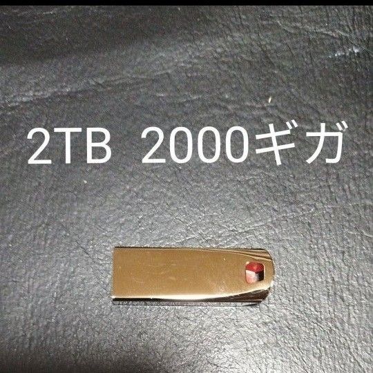 2TB usb メモリ 未使用 新品 2テラバイト 2000GB 2000ギガ