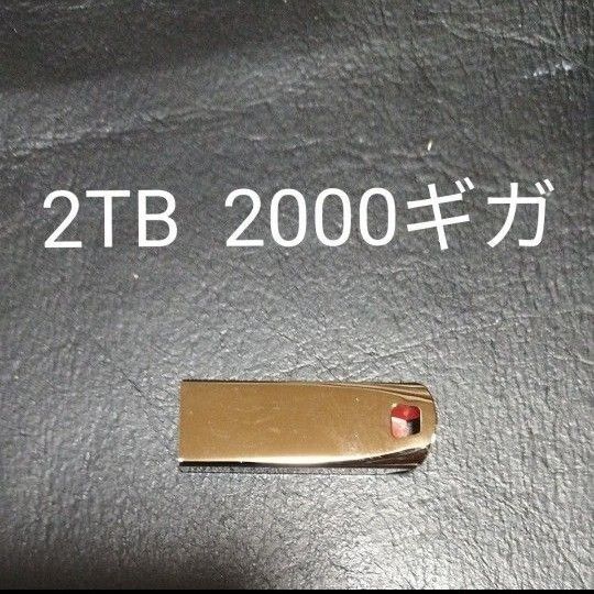 2TB usb メモリ 未使用 新品 2テラバイト 2000GB