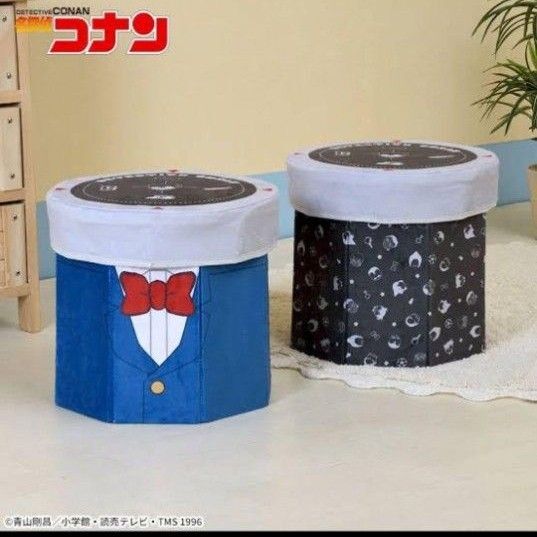名探偵コナン プラチナムザッカ 折り畳みボックスチェアー 2種セット