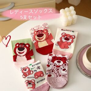 新品 ロッツォ レディースソックス 靴下 大人用靴下 5足セット