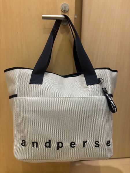 アンパスィ and per se メッシュ トートバッグ AUS7014 トートバッグ
