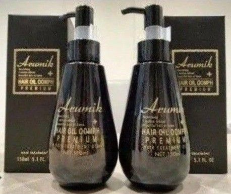 最高級 アルミック ヘアオイル ウムフ プレミアム 洗い流さないトリートメント 美容室専売品 150ml 2本 箱入 新品 未開封