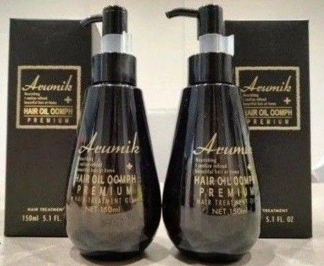 最高級 アルミック ヘアオイル ウムフ プレミアム 洗い流さないトリートメント美容室専売品 150ml 2本 箱入 新品 未開封