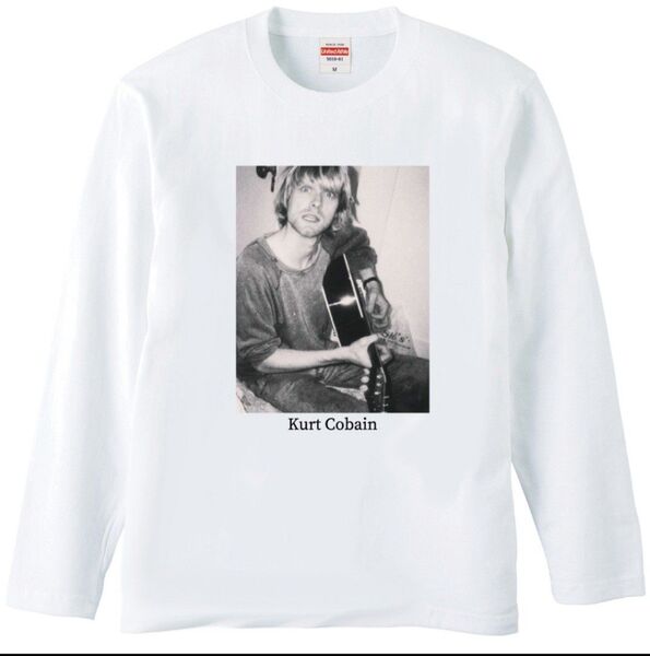 【新品未使用】カート・コバーンロングTシャツ ニルバーナ パロディ 面白い おもしろ 海外 プレゼント