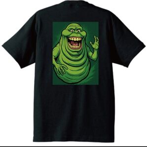 【新品未使用】ゴーストバスターズ スライマー tシャツ バックプリント おもしろtシャツ パロディ 面白い 映画