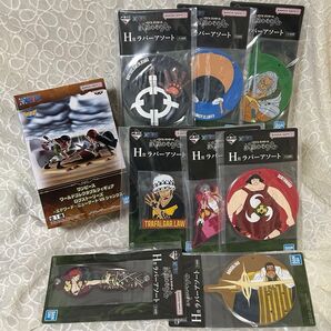一番くじ ワンピース ラバーアソート8種 & ワーコレフィギュア エドワードニューゲートVSシャンクス