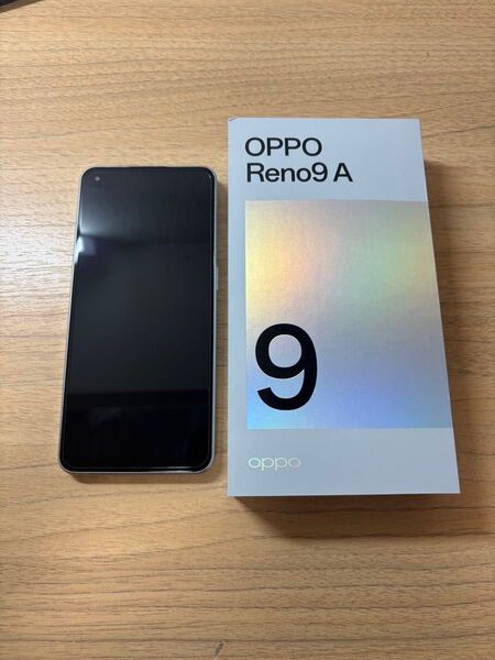 (美品)OPPO Reno 9a ムーンホワイト