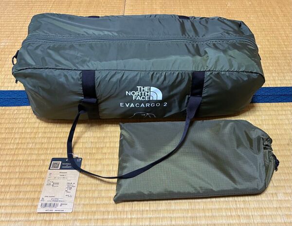 新品屋内仮組のみ THE FACE NORTH ノースフェイス テント エバカーゴ2 ニュートープグリーン グランドシート付