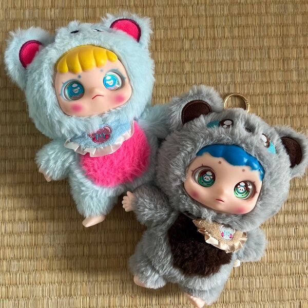 中国 人形 ぬいぐるみ クマセット