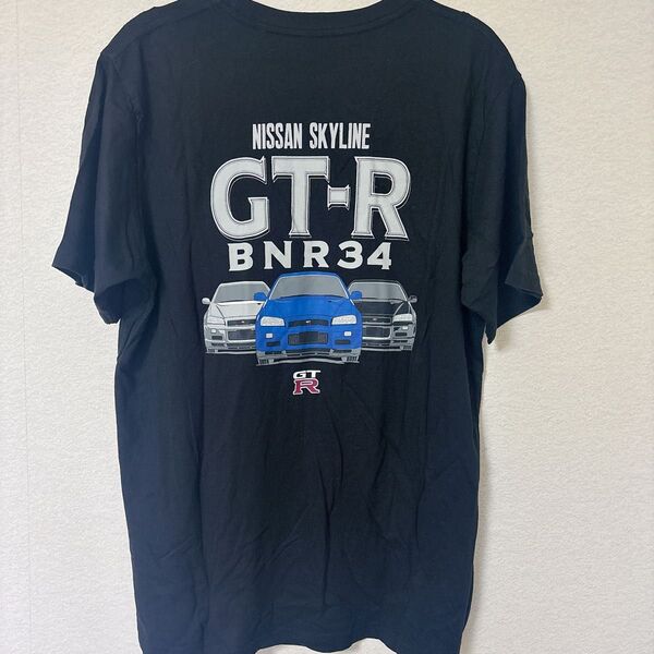 日産スカイライン GT-R 半袖 Tシャツ LLサイズ ブラック 黒色 しまむら