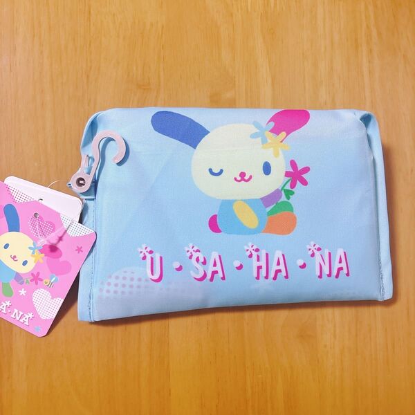 ウサハナ エコバッグ ブルー アベイル サンリオ 新品