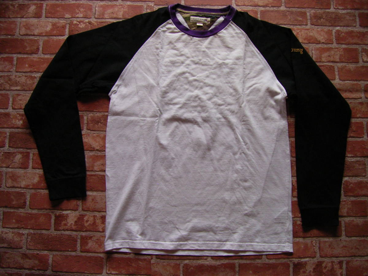 TOMMY　バック刺繍　長袖Tシャツ　日本製　ちょい訳アリ